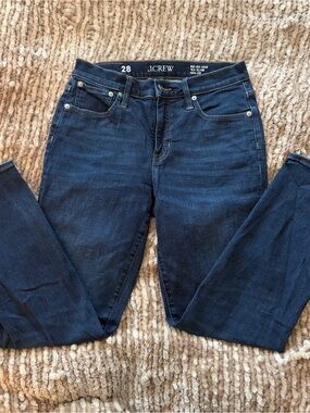 J.Crew Slim Fit Jeans in Dark Blue Denim